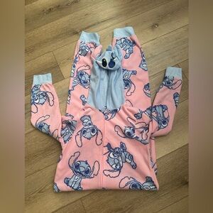 Girls Stitch hooded one piece
